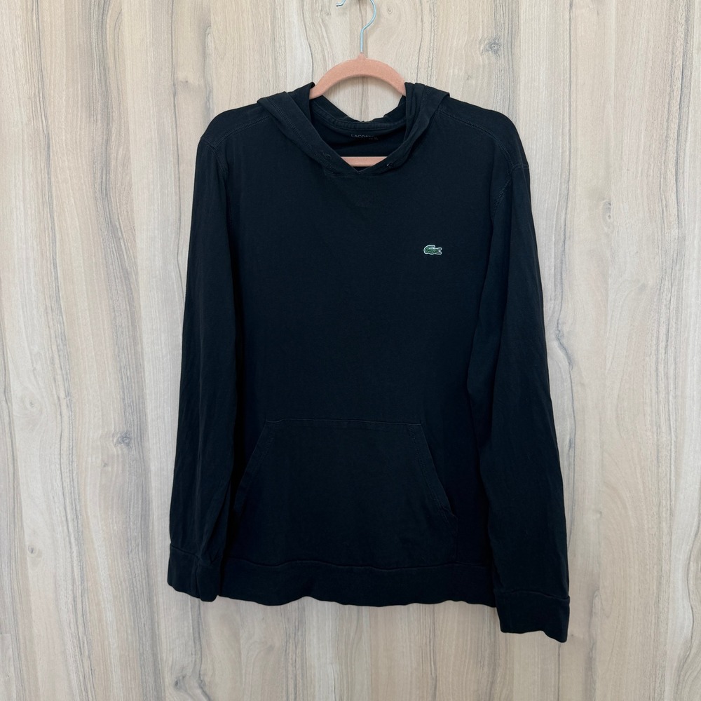 Lacoste Men’s Black Hoodie Tshirt